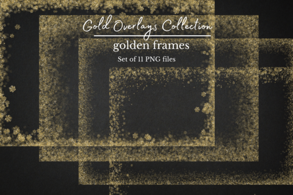 Gold Frames and Winter Overlays: Your Next Design Asset