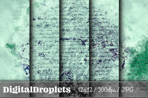 Shimmered Damask Vol. 7.1: Vintage Watercolor Textures for Your Projects