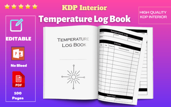Temperature Log Book: Your Essential KDP Interior