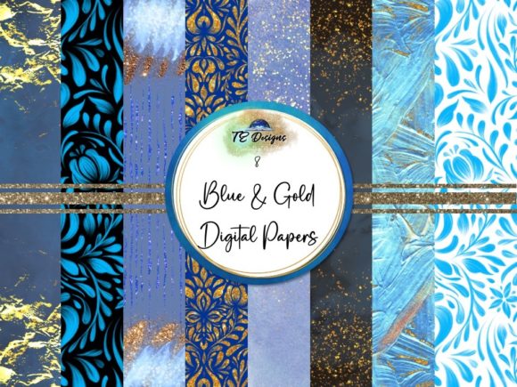 Unleashing Creativity with Blue & Gold Papers