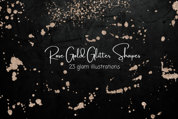 Why Rose Gold Glitter Shapes Are Your New Design Secret
